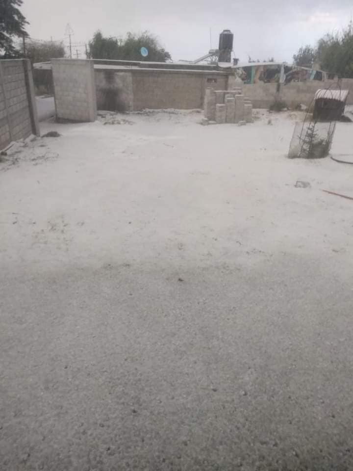 Así fue la Nevada y caída de aguanieve en Tlachichuca&nbsp;&nbsp;(Fotos)