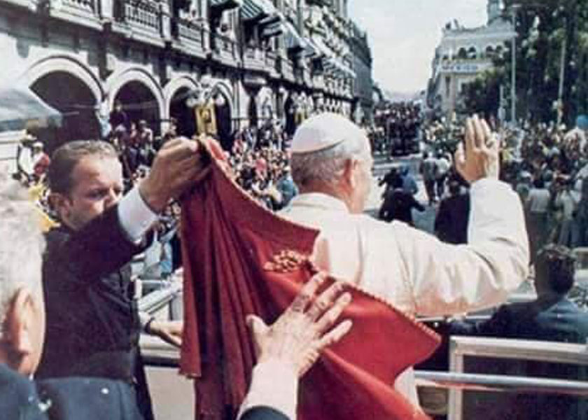 En Puebla, Juan Pablo II descubrió su vocación de Papa peregrino; se cumplen 43 años de su visita a territorio poblano&nbsp;
