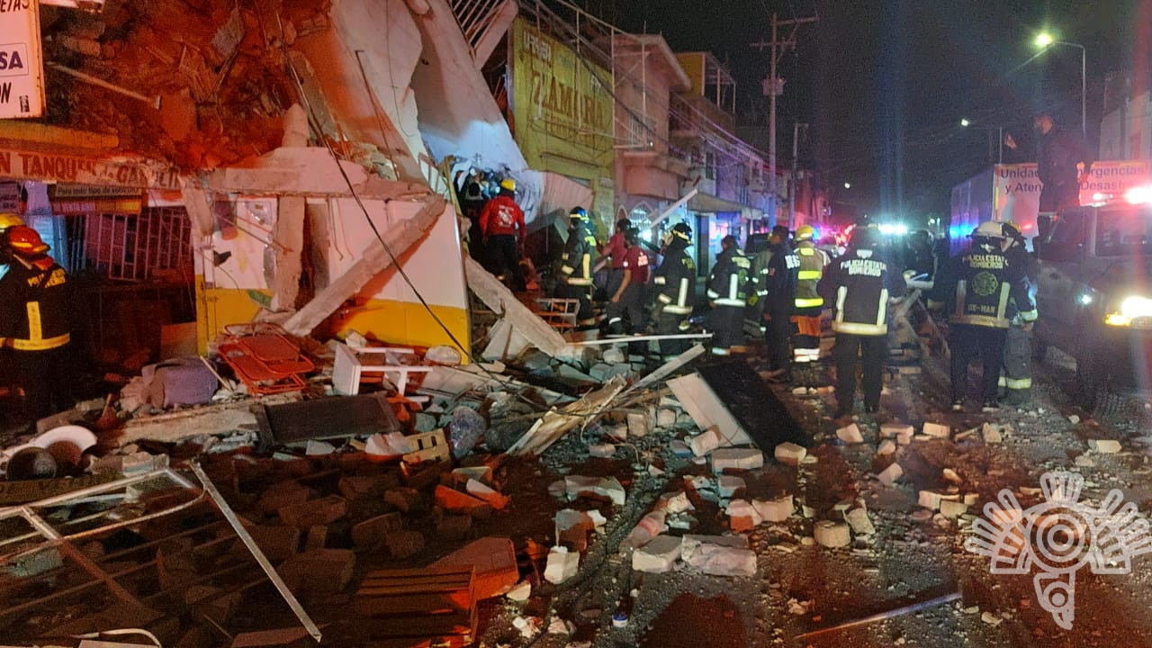 Rescatan el segundo cuerpo en la zona de la explosión en la colonia Amor 