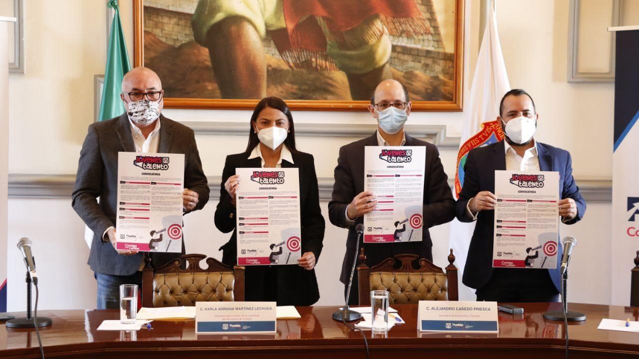 Ayuntamiento de Puebla presenta programa para impulsar el emprendimiento de jóvenes