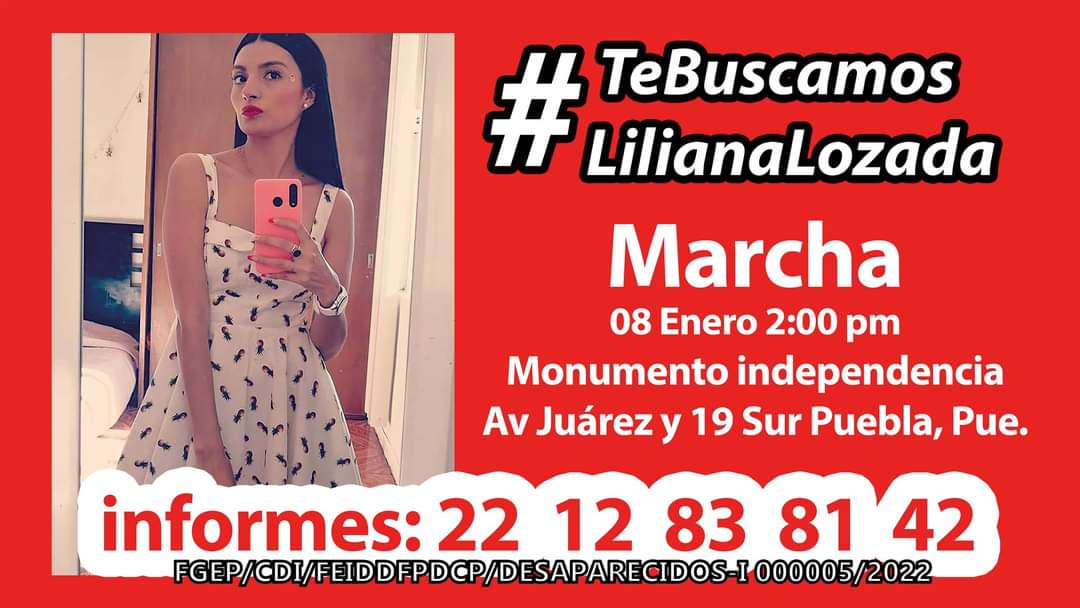 Liliana tomó un Uber de Bosques de San Sebastián a Atlixco y desapareció; ya son más de 72 hrs sin saber de ella