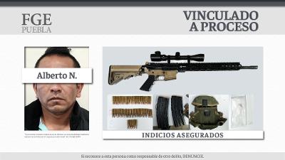 Con cateo en San Martín, Fiscalía detuvo a un hombre con una R15 y droga