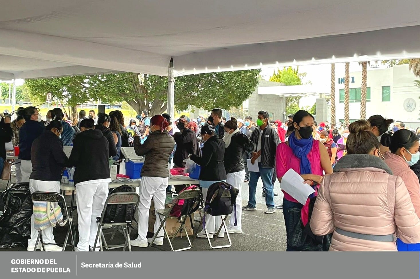 Sin contratiempos arranca vacunación en Puebla; la meta es aplicar más de 369 mil vacunas&nbsp;