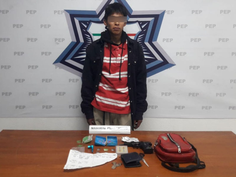 Detienen a Francisco en San Pablo Xochimehuacan por asalto al transporte publico