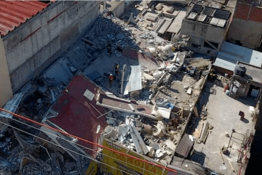 Demolerán el edificio donde ocurrió la explosión en el barrio de San Matías