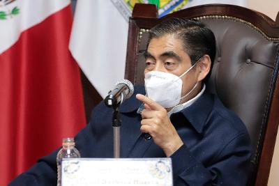 En Puebla no permitiremos la violencia en eventos públicos: Barbosa Huerta