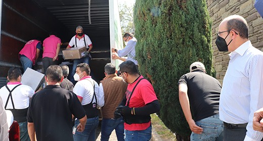 INE Puebla recibe listado nominal para la revocación de mandato