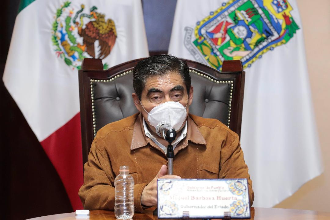 A dos años de la pandemia por Covid-19, en Puebla no hubo crisis social: Barbosa Huerta