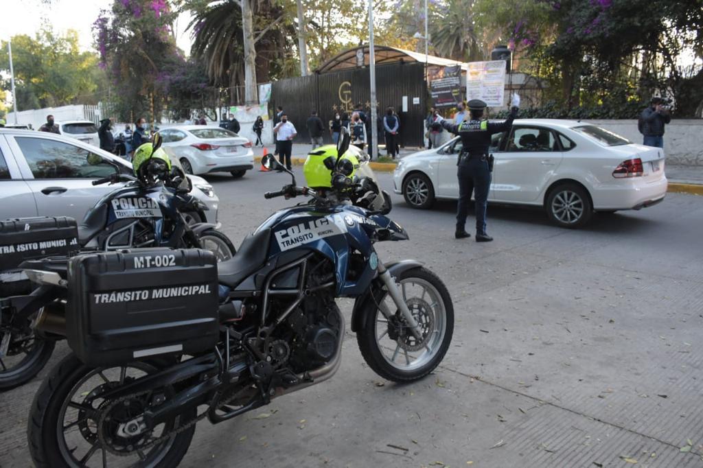 Ayuntamiento de Puebla realizo operativo de vialidad en CENHCH