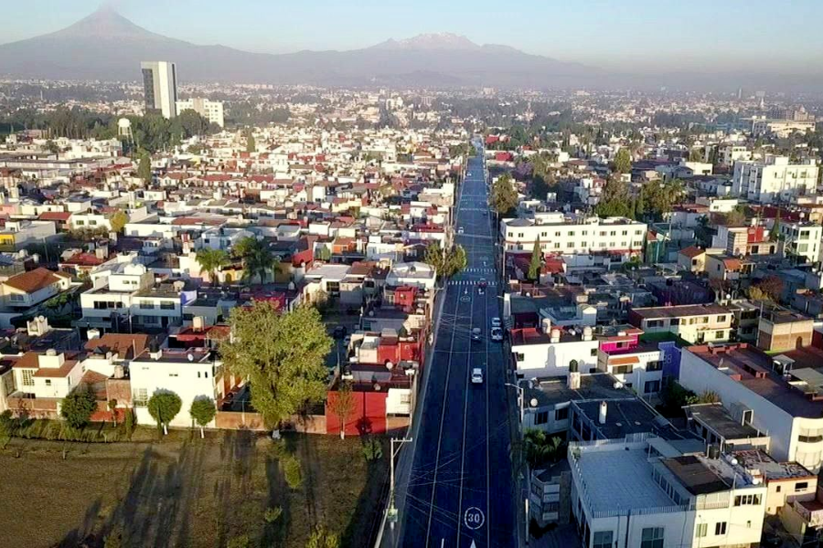 Reabren la calle Camino Real, entre Calzada Zavaleta y Bulevar Atlixco