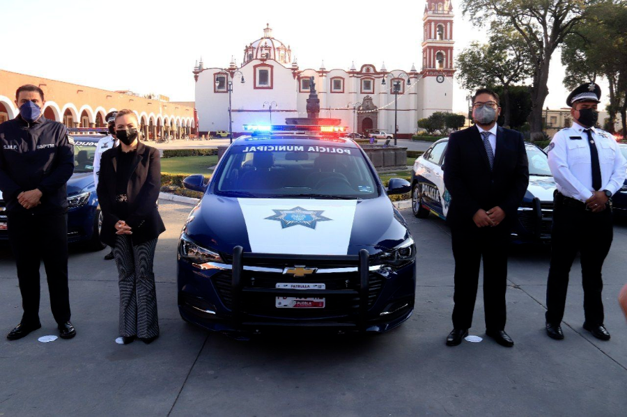 Ayuntamiento de San Pedro Cholula pone en marcha nueve patrullas de última generación