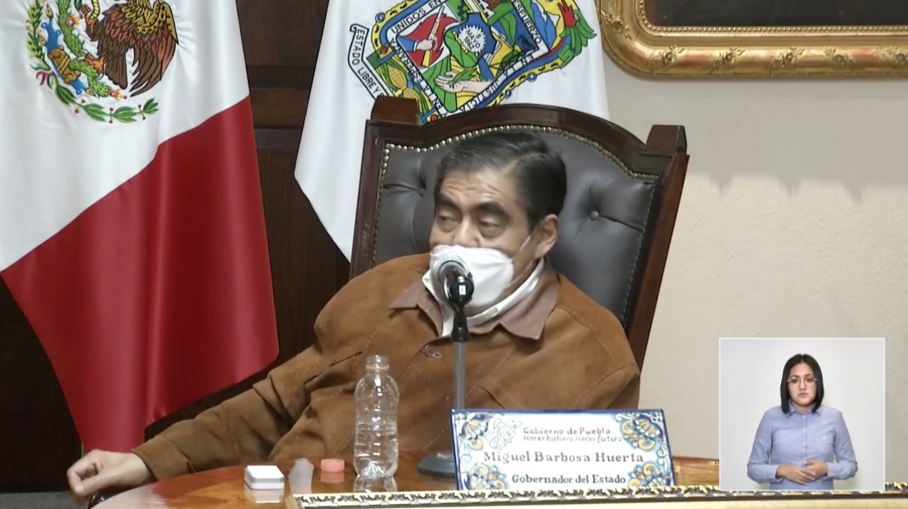 Descarta Miguel Barbosa que su gobierno asuma la seguridad en algunos municipios