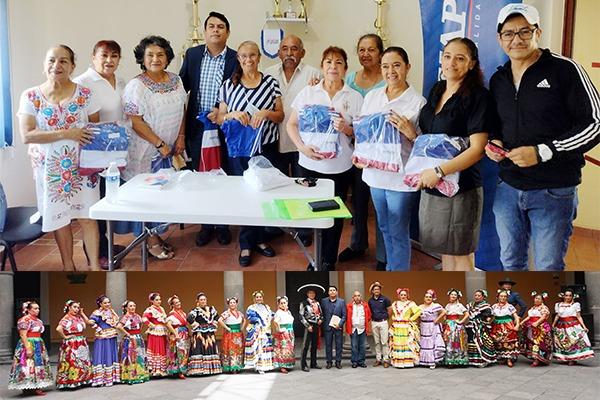 El Ballet Folklórico-Aspabuap recibe uniformes para representar en concurso nacional en Tlaxcala  