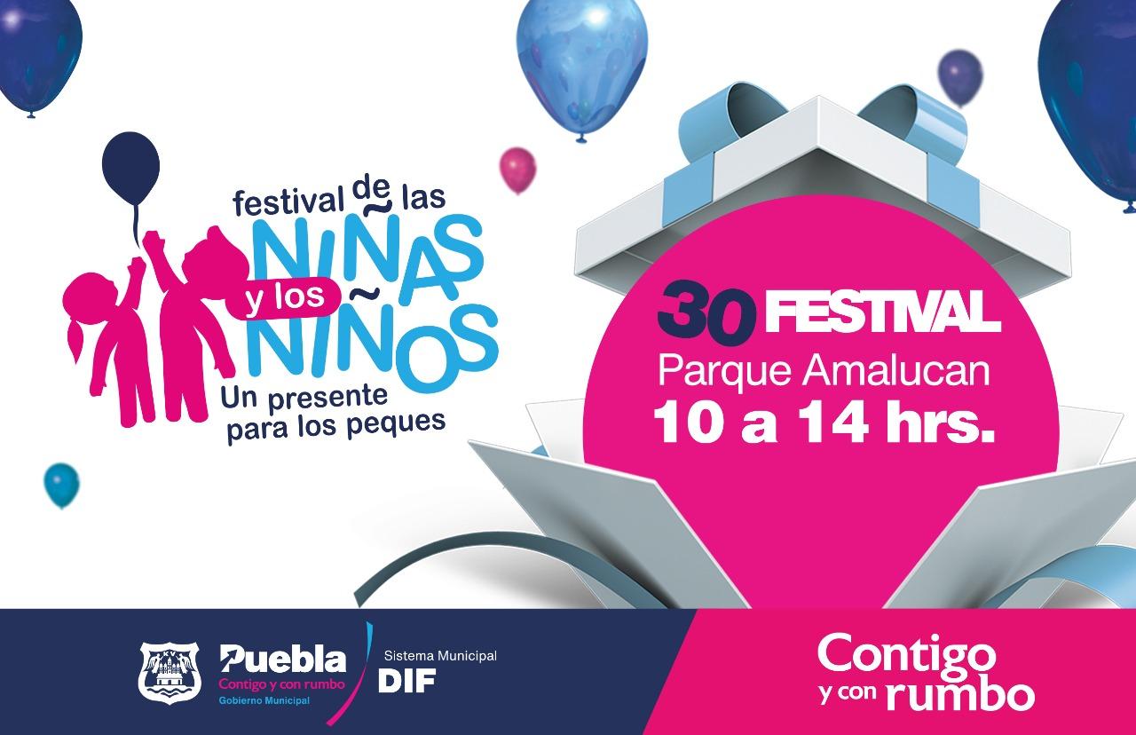 SMDIF invita al festival de las niñas y niños para conmemorar su día en el Parque Amalucan
