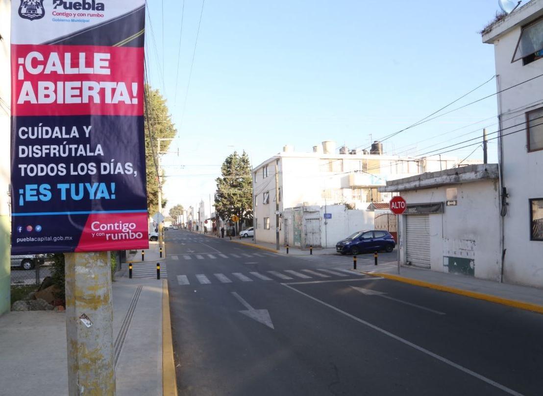 Inauguran calle en El Conde; conectará la Vía Corta a Santa Ana con el antiguo camino a Tlaltepango