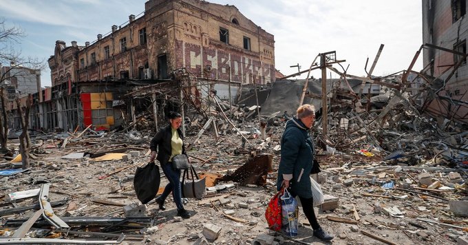 Mariupol ha sido totalmente destruido: presidente de Ucrania