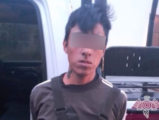 Policía Estatal detiene a presunto ladrón de comercio en la Romero Vargas