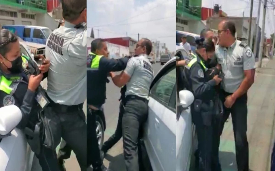 «Pártanles la madre también», dice Miguel Barbosa a policías golpeados por exguardia nacional (video)