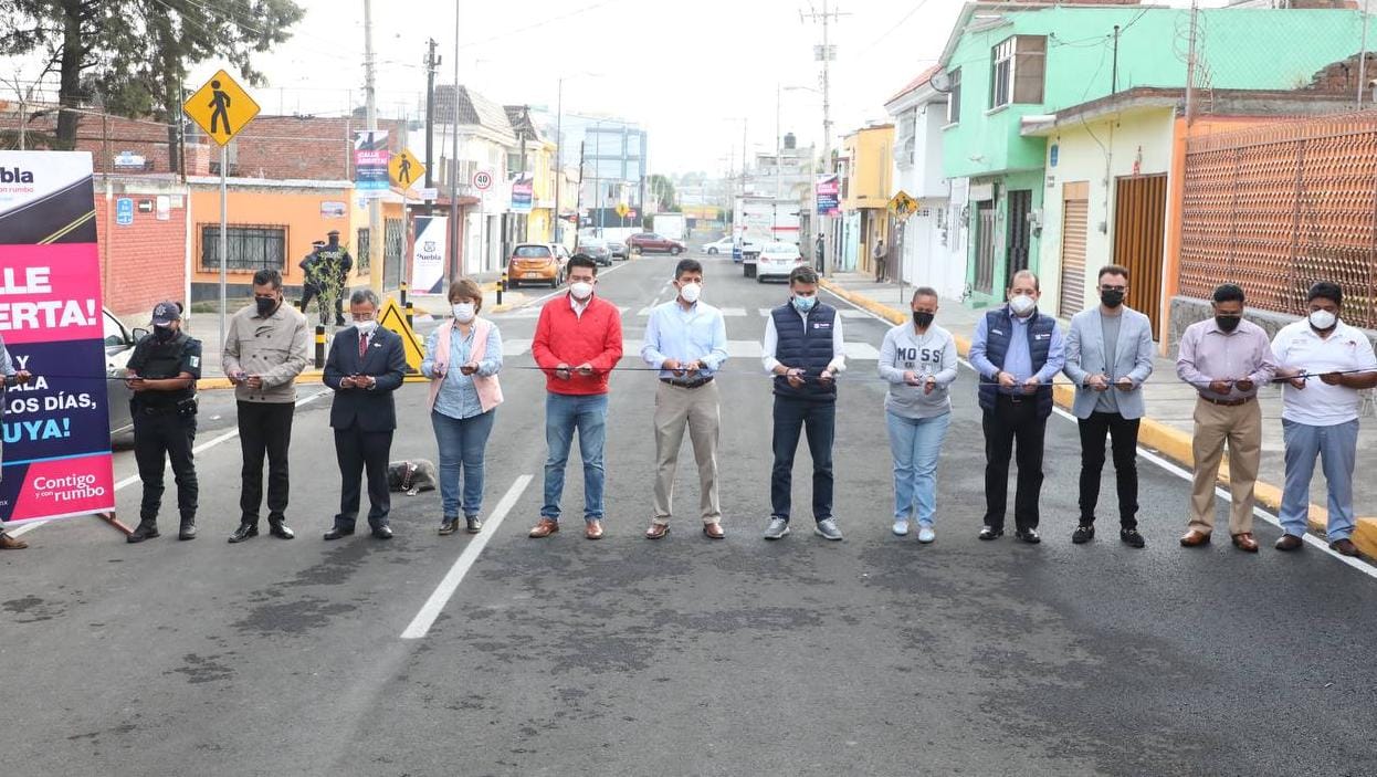 Suman 119 calles rehabilitadas en Puebla capital