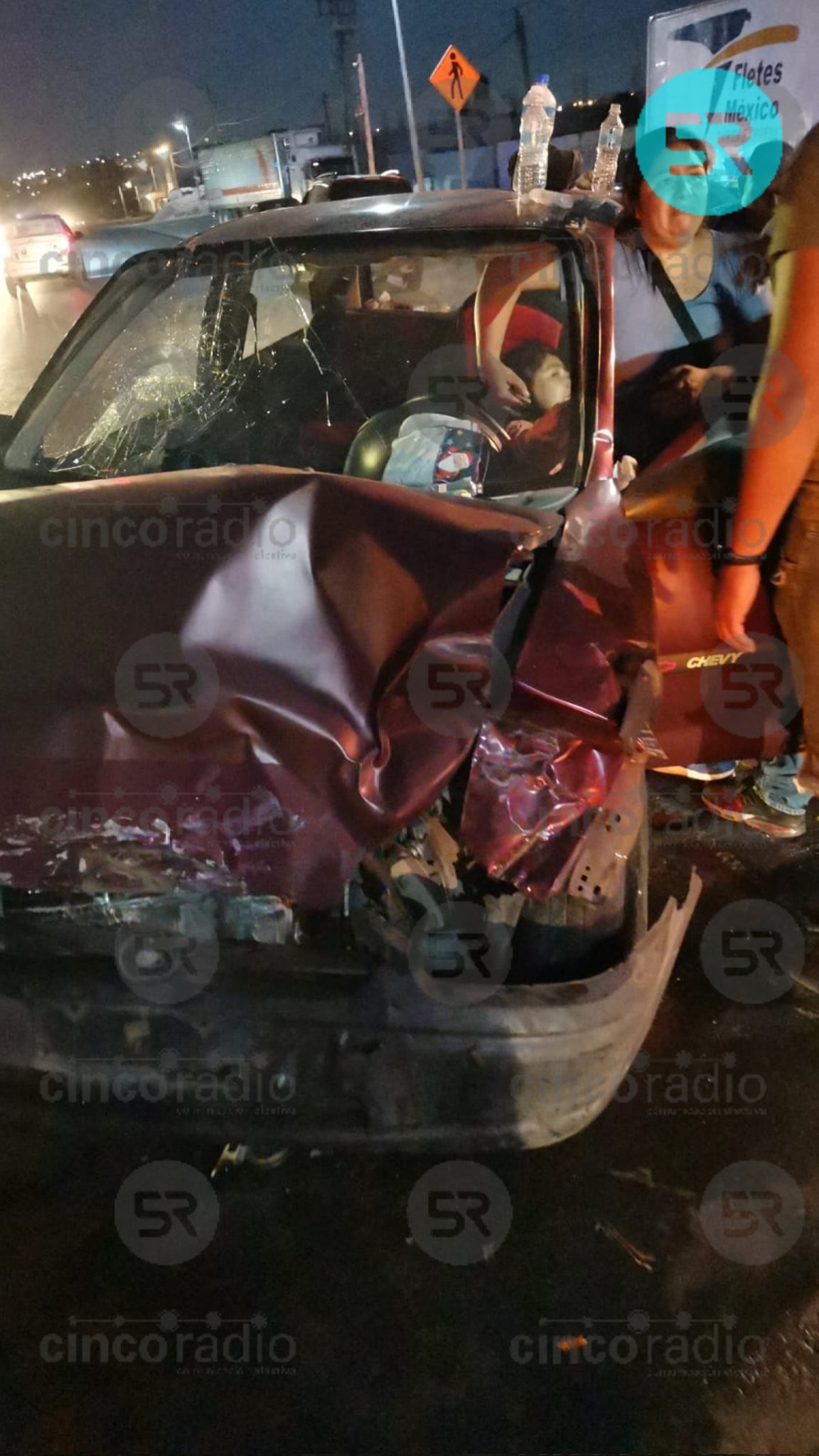 Aparatoso choque en la Puebla-Tlaxcala dejó un saldo de tres niñas heridas de gravedad