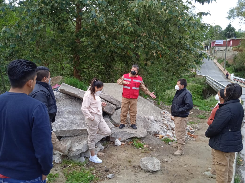 Prepara Xiutetelco equipo para atender derrumbes en la Sierra Norte