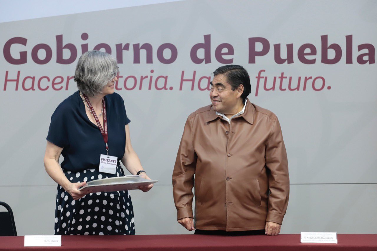 Se reúnen Miguel y la embajadora de Austria