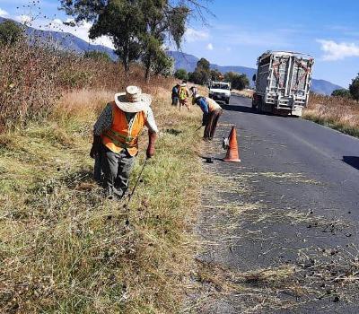 Interviene Infraestructura tramos carreteros en Huatlatlauca, Tepexi de Rodríguez y Tecamachalco 
