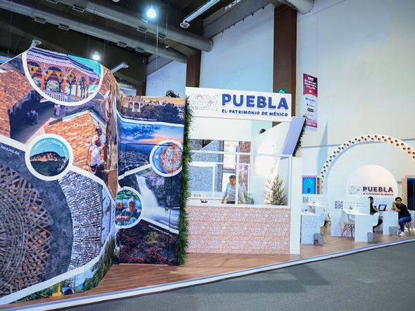 Presenta Puebla atractivos en el Tianguis Turístico 2022 celebrado en Acapulco
