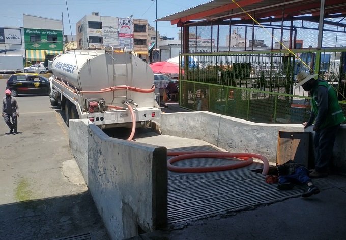 Locatarios de la Central de Abasto y Agua de Puebla logran acuerdos 