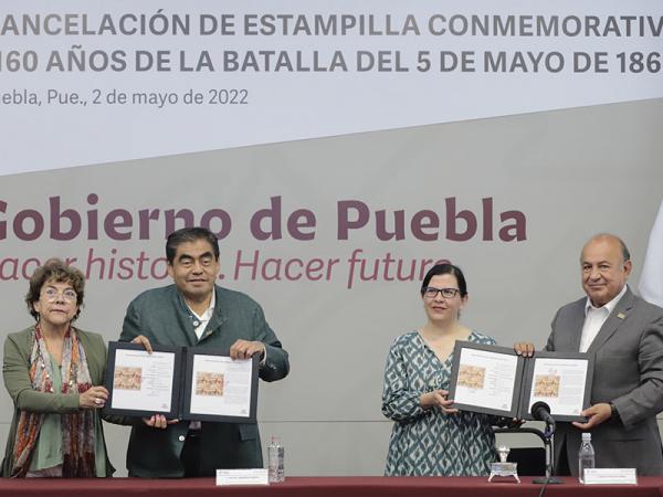 Cancelan estampilla alusiva a la Batalla del 5 de Mayo