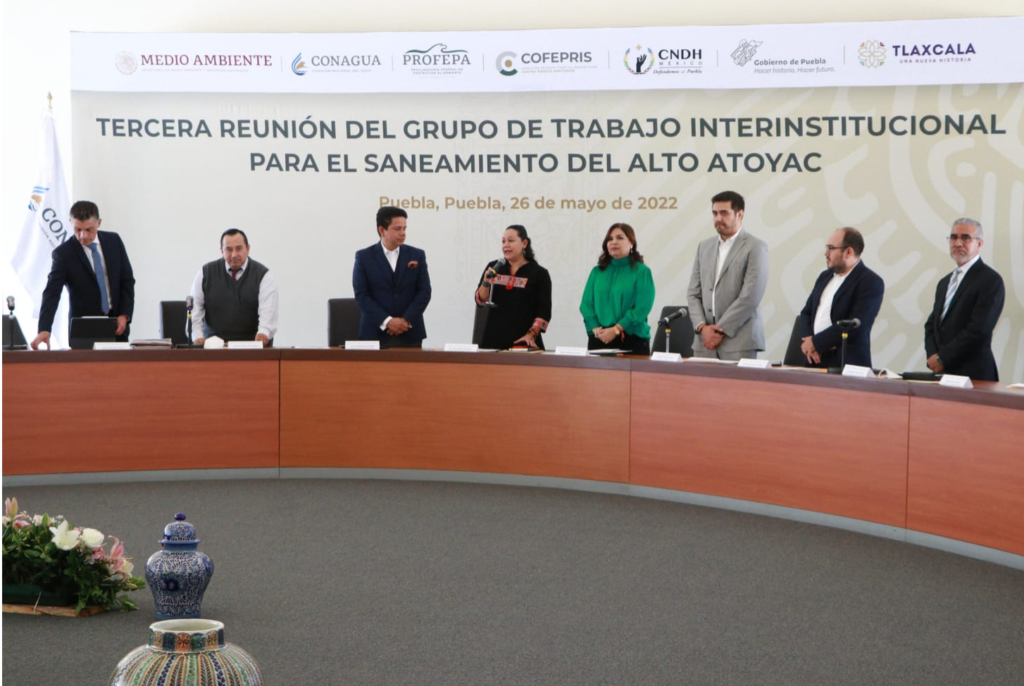 Avanzan Puebla, Tlaxcala y federación en recuperación integral del Río Atoyac 