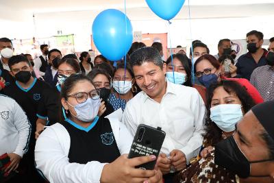Eduardo Rivera, rectores y líderes sindicales inauguraron la “Expo Universidades 2022” 