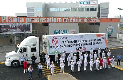 Granjas Carroll inicia exportaciones a Corea del Sur 