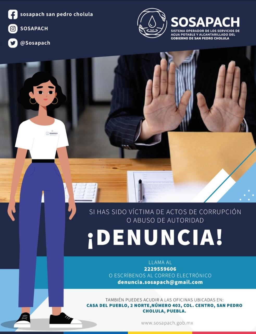 SOSAPACH fortalece acciones contra la corrupción  