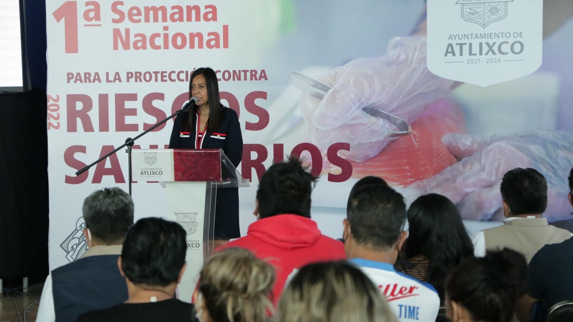 Ariadna Ayala peeside la Primera Semana Nacional contra Riesgos Sanitarios