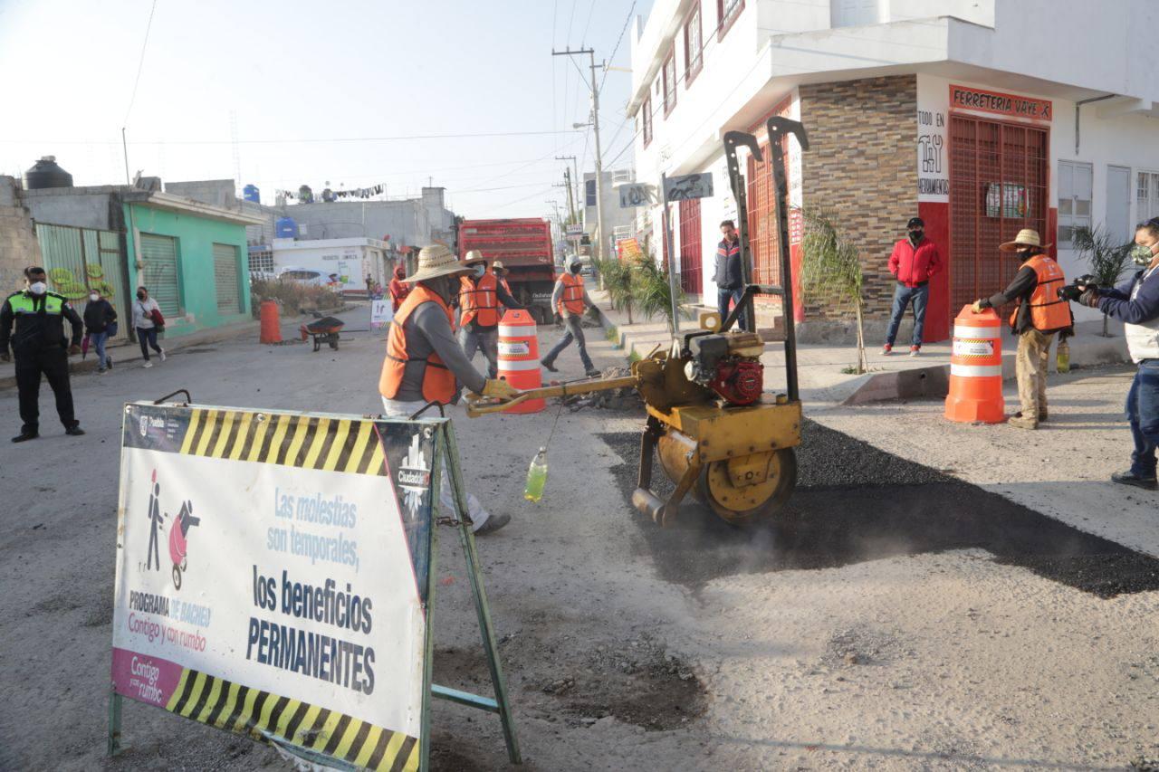 En Puebla capital se han tapado 8 mil baches