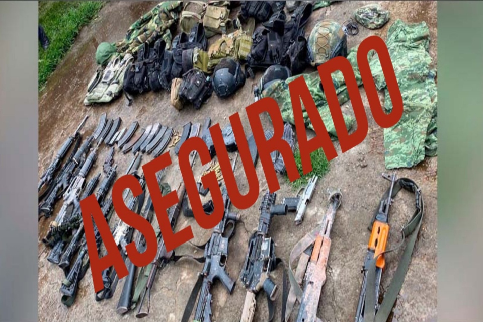 Fuertes imágenes del enfrentamiento en Texcaltitlán que dejó diez presuntos sicarios muertos (ADVERTENCIA: IMÁGENES SENSIBLES)