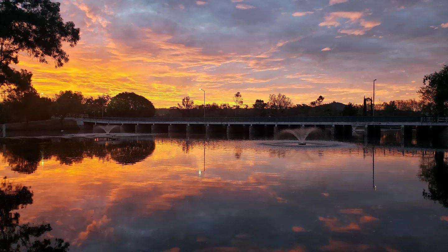 Puebla amanece con un hermoso cielo rojizo (Fotos)