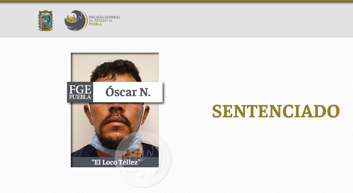 Por el delito de homicidio calificado ”El Loco Tellez” fue sentenciado a 23 años 9 meses