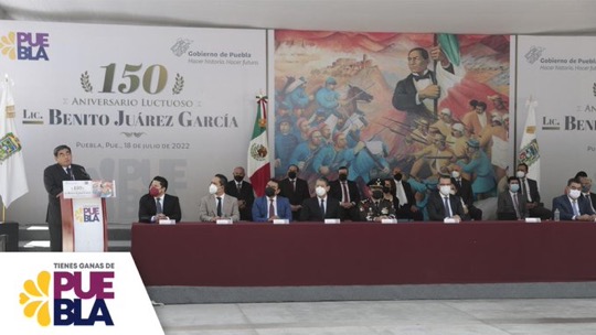 Actualmente en Puebla hay un ejercicio del poder, autocrítico, que hace prevalecer los principios de Benito Juárez García y que no cede a comodidades:  Barbosa Huerta