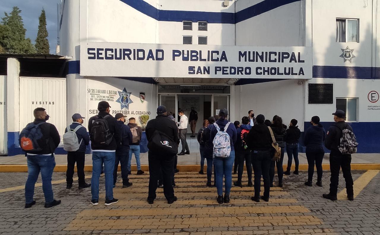 Comienza formación inicial para cadetes a policía de SSS de San Pedro Cholula
