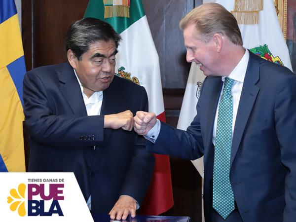 Brinda Puebla garantías y confianza a inversionistas, destaca Barbosa Huerta 