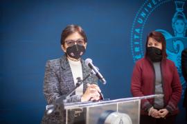 Inaugura la Rectora Lilia Cedillo la exposición “Territorios discontinuos de sus límites y contenidos” 