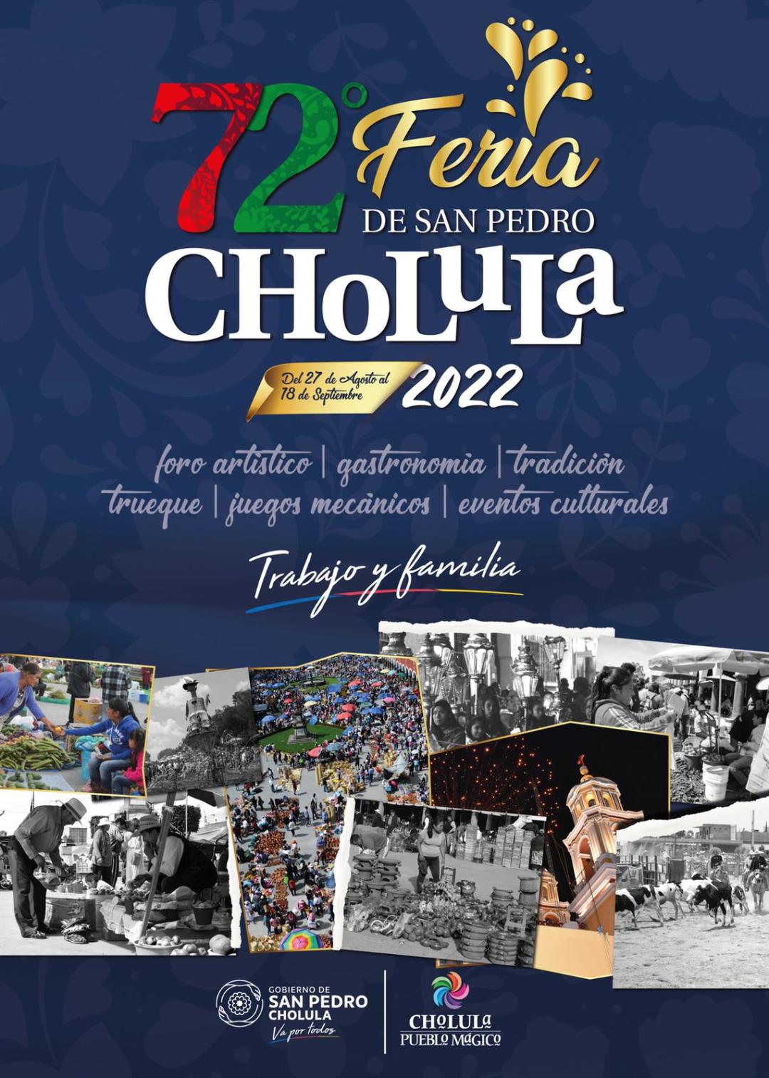 Regresa la “Feria de San Pedro Cholula”; se esperan cien mil visitantes y una derrama económica de 300 mdp
