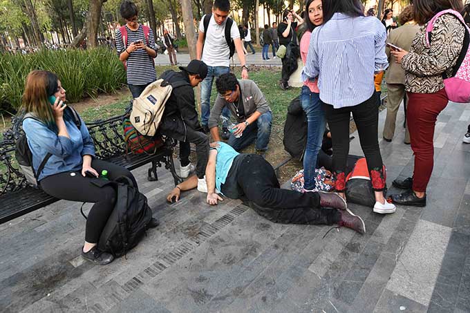 Crisis nerviosas y pánico, el saldo del increíble sismo del #19s edición 2022