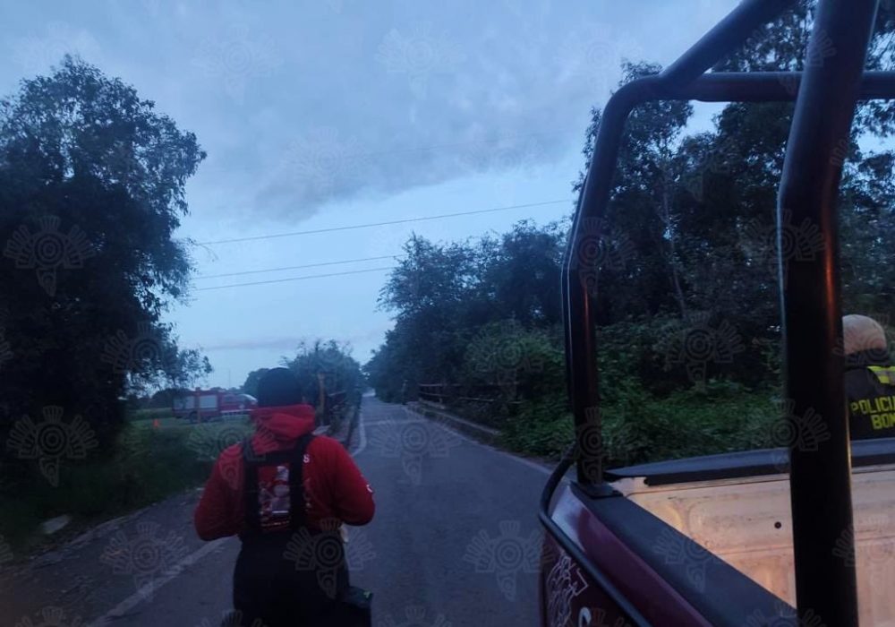 Fuga de gas en Huejotzingo provoca cierre total de la autopista Puebla-México 