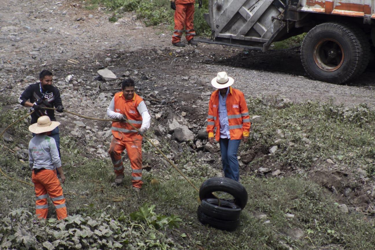 OOSL retira más de tres toneladas de residuos sólidos de Puente Negro 
