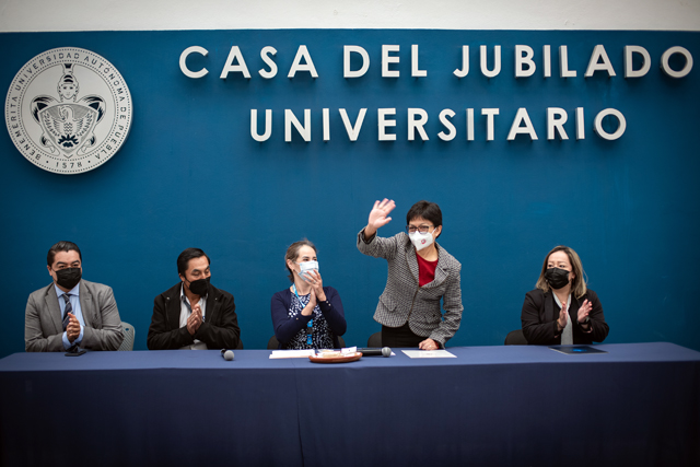 Inaugura Rectora Lilia Cedillo Primera Jornada de Salud y Acompañamiento para Jubilados de la BUAP 