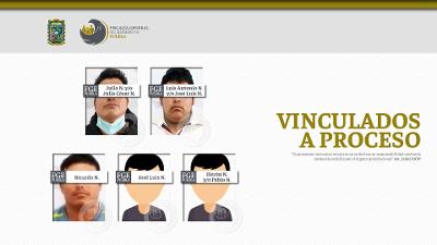 Obtiene FGE Puebla vinculación a proceso de 5 presuntos agresores de ex regidora