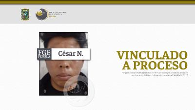 En 2019 Cesar mató a su pareja, ya está  en la cárcel